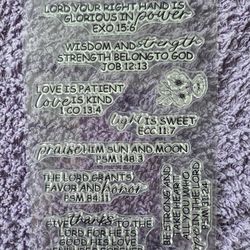 Bible Verse Clear Stamps