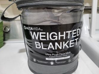 Altavida Weighted Ultra Plush Blanket 48x72 NEW