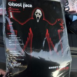 Ghost face kid Costume