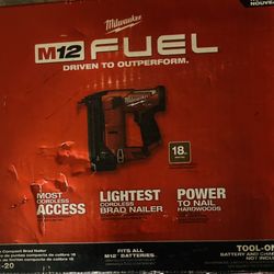 M12 FUEL™ 18 Gauge Compact Brad Nailer