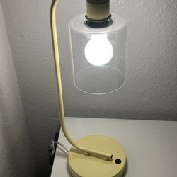 Yellow desk lamp