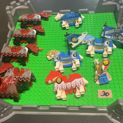 Lego Castle Boarding With Horse And King Minifigure. $30 Each