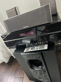 Home Theater Surround Sound System With Powered Subwoofer 