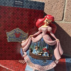 Jim Shore RARE Disney Traditions Showcase Collections Twilight Serenade Ariel - Vintage