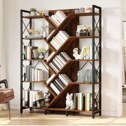 Standing Book Shelves Organizer