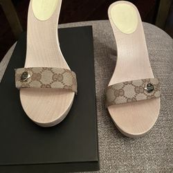 Gucci Shoes, Size 9 Heels / Slide Sandals $200 OBO