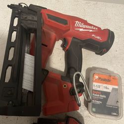 Milwaukee  Fuel Nail Gun.