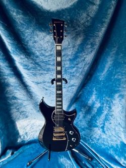 Dunable DE Series Cyclops Electric Guitar - Gloss Black / Gold Hardware (w/ Bag & Box)