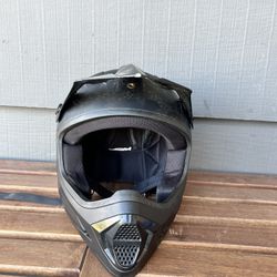 Black Dirt Bike Helmet 
