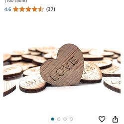 Love Wooden Tiny Hearts Wedding