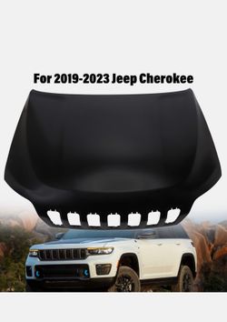 Hood Front Panel Primed Steel For 2019 2020 2021 2022 2023 Jeep Cherokee