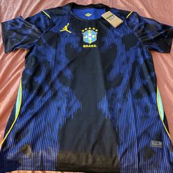 Men’s Brazil Soccer Jersey Xl New