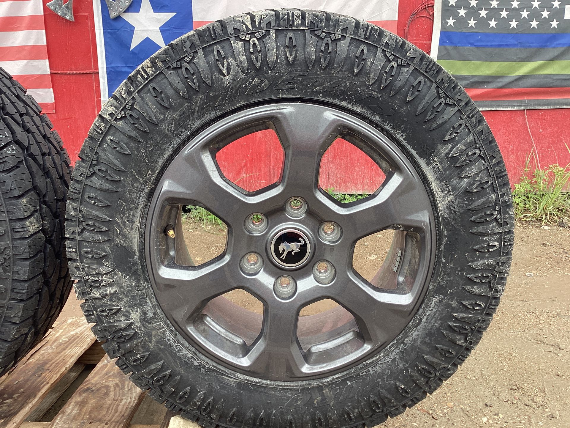 Ford Bronco 17" OEM Rim & New Tire (2021β2024) β Factory Original Wheel