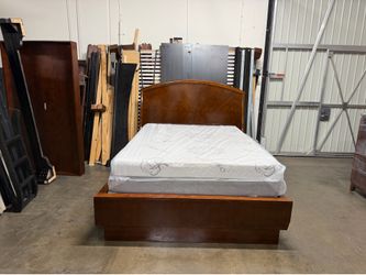 Queen bed with mattress $260