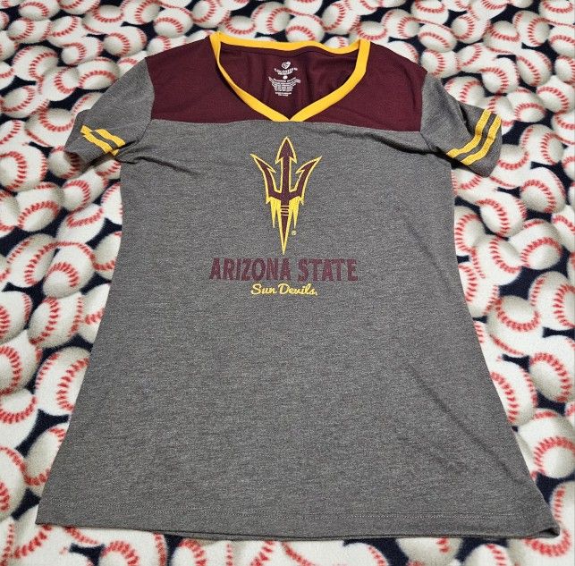 Used Women's Arizona State University Sun Devils Shirt, Women's Large