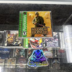 Medal of Honor PS1 $15 Gamehogs 11am-7pm