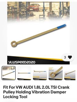 Fit For VW AUDI 1.8L 2.0L TSI Crank Pulley Holding Vibration Damper Locking Tool