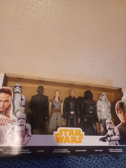 Large Star Wars action figure set of 6