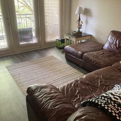 Sectional Brown Couch 