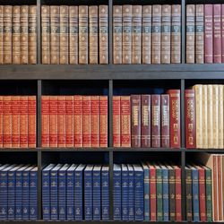 Vintage Encyclopaedia Antiquarian Home Library Shelf Decor