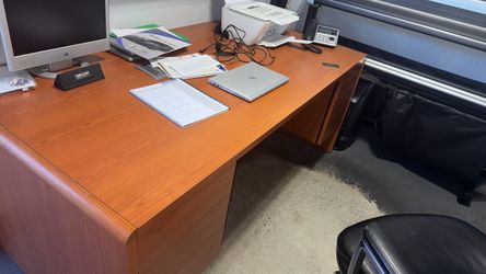 Real wood office desk