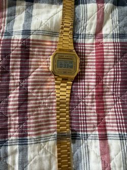 Gold Casio Watch