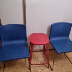 IKEA Bernhard Chairs (2) + Bar Stool Stool