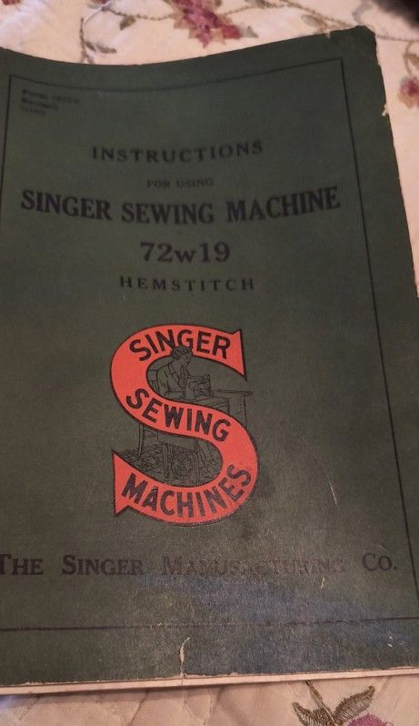 Singer Sewing Machine Manual 