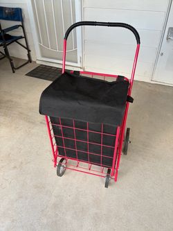 Folding Shopping Cart with Liner