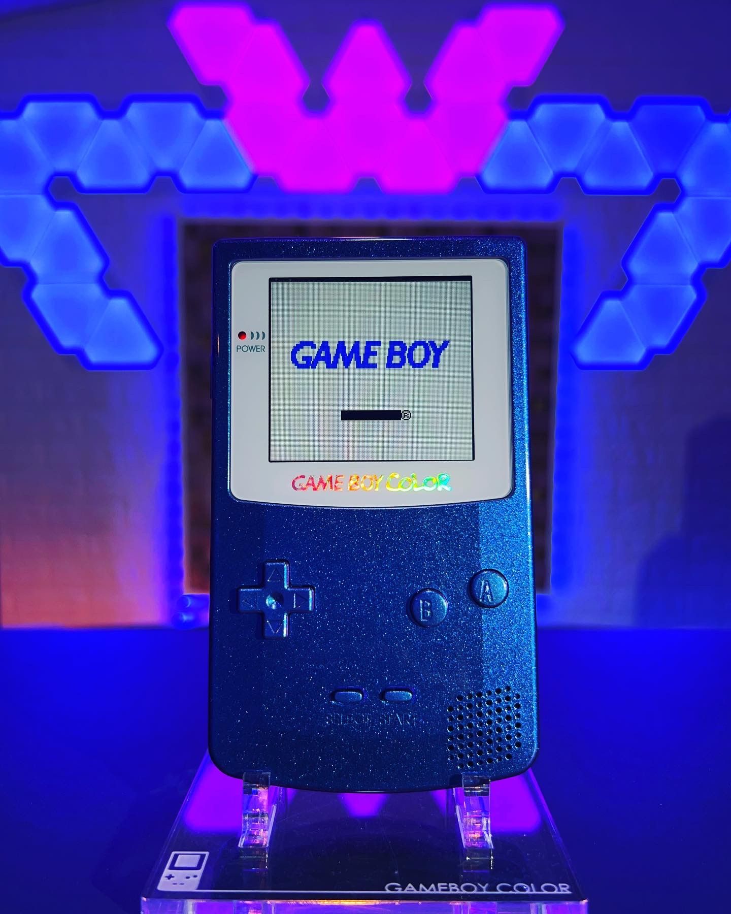 Custom Gameboy Color Backlight IPS LCD With Chameleon Housing Shell And Buttons