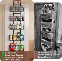 Over the Door Metal Organizer
