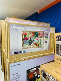 55” Hisense Canvas QLED 4K UHD Smart Google Tv