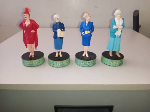 The Golden Girls Hallmark Keepsake Tree Ornaments-all 4 new in box