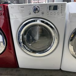 LG white gas dryer 