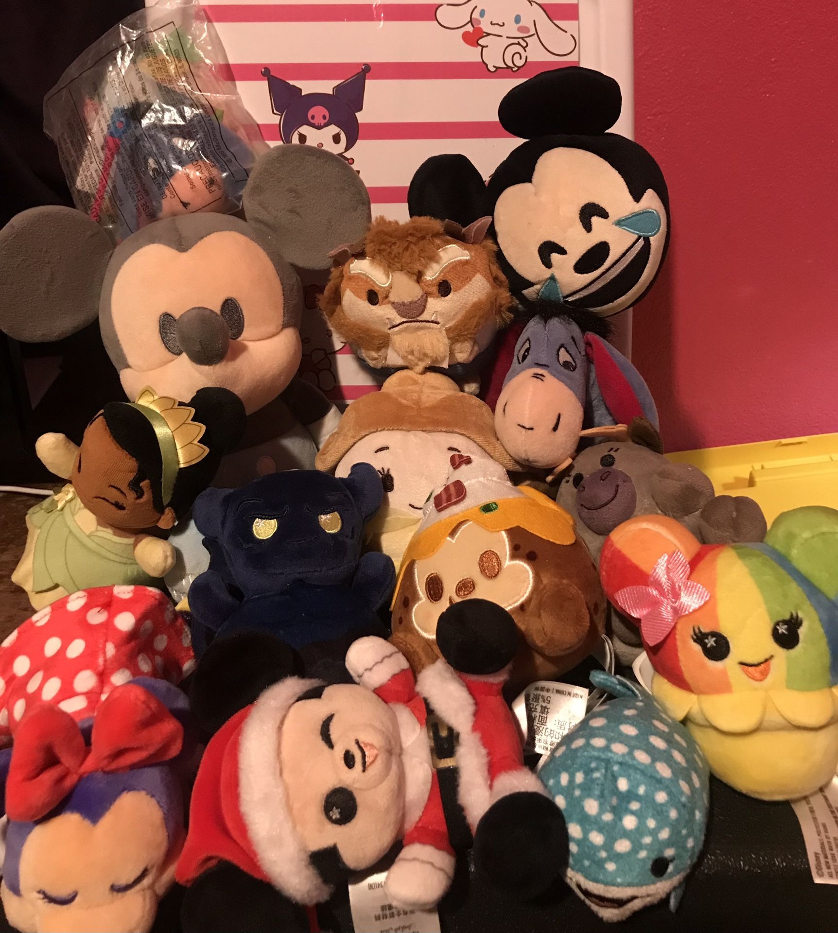 Disney’s Plushie Collection Lot of 14 pcs. $40