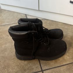 Steel Toe Black Boots 