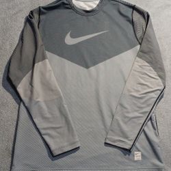 Men's Size Xlarge Sweatshirt Thin Nike Pro Long Sleeve Shirt 