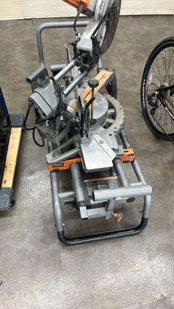 RIDGID 15 Amp 12 in. Corded Sliding Miter Saw