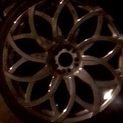 22inch Chrome Rims Brand New Tires