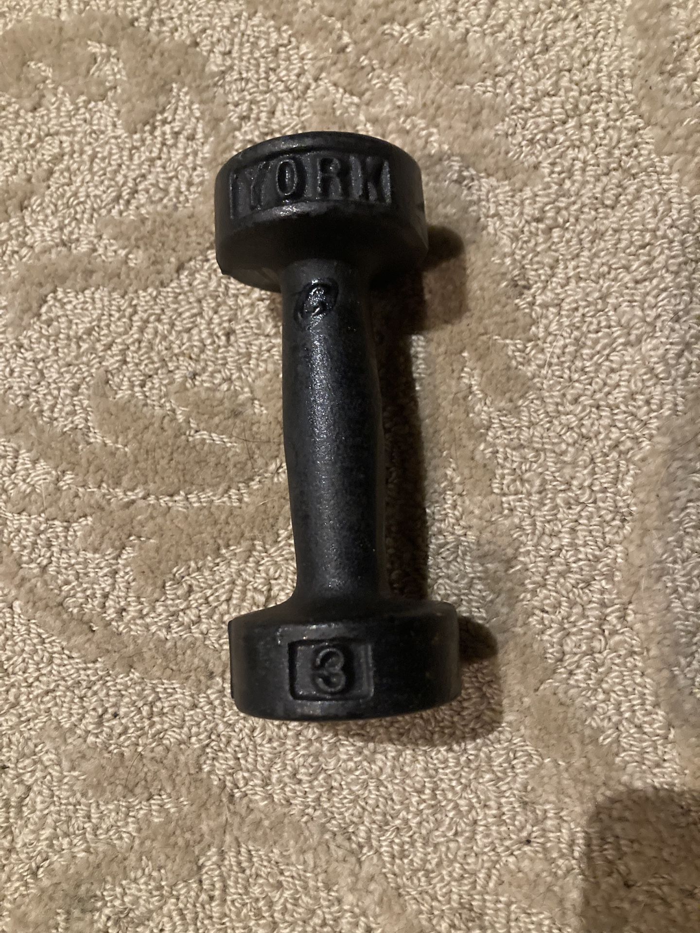 York Barbell Roundheads 3#