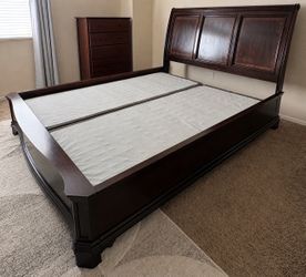 Cal King Bed Frame (Wood)