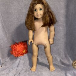 American Girl Pleasant Company Historical Doll 1765 18 inch Felicity Merriman with haircut and loose limbs