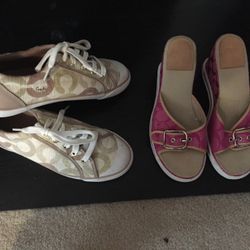 (2 Pairs) Coach Shoes