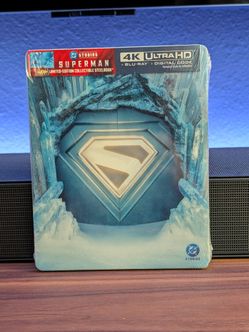 Superman Limited Edition Steelbook - 4K UHD + Bluray