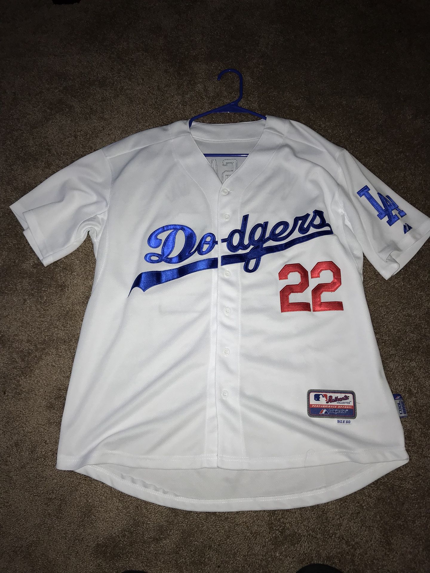 LA dodgers jersey MLB Kershaw for Sale in Modesto, CA - OfferUp