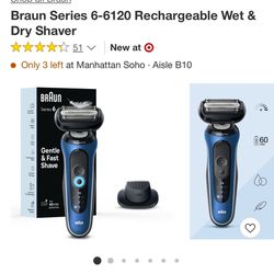 Braun Series 6-6120 Rechargeable Wet & Dry Shaver