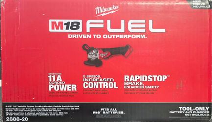 Milwaukee fuel m18 grinder