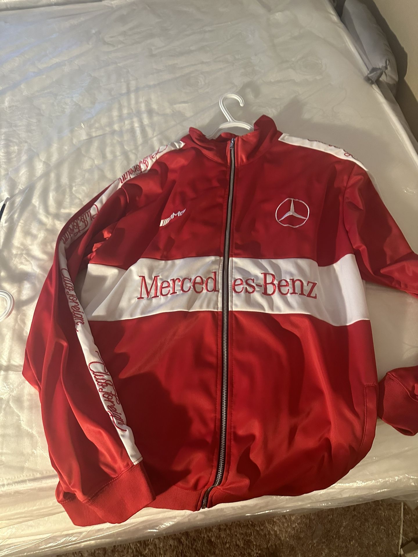 Mercedes Benz Red Sweat Suit Sz 4x