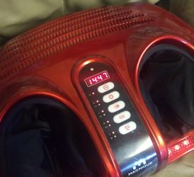 Electric infrared magnetic vibration wave pulse foot massager for blood circulation