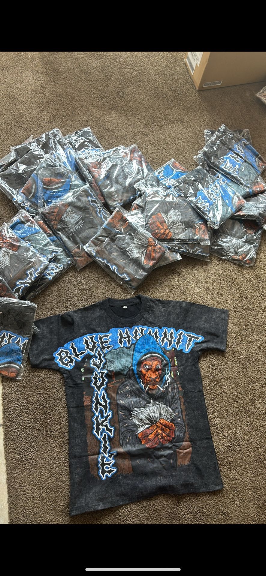 original Blue Hunnit Junkie tee
